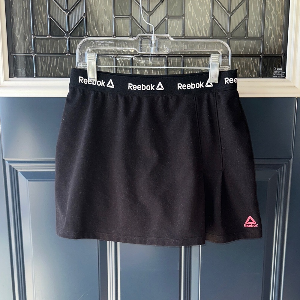 Reebok Girls Black and Pink Mini Skirt